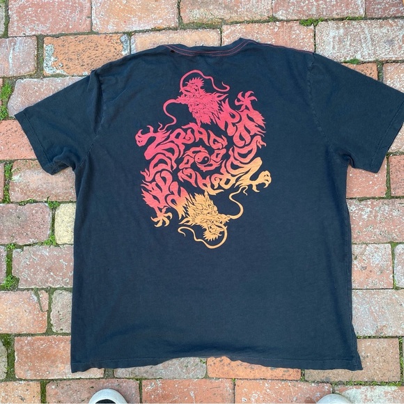 Lucky Brand Res Dragon Racing Team Vintage style size large - Picture 6 of 8